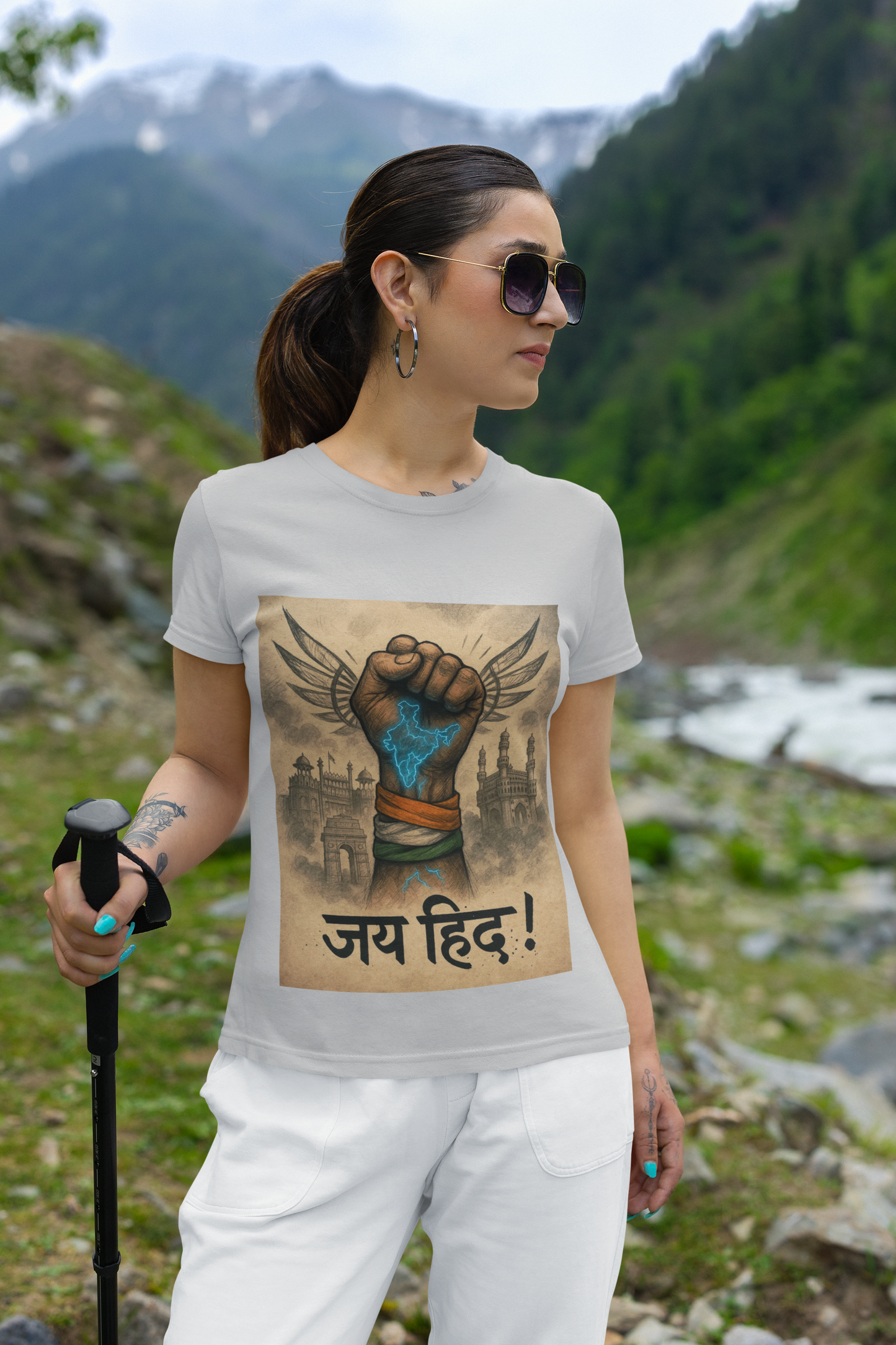 Jai Hind Power Fist T-Shirt – Limited Edition Streetwear Independence Day Drop