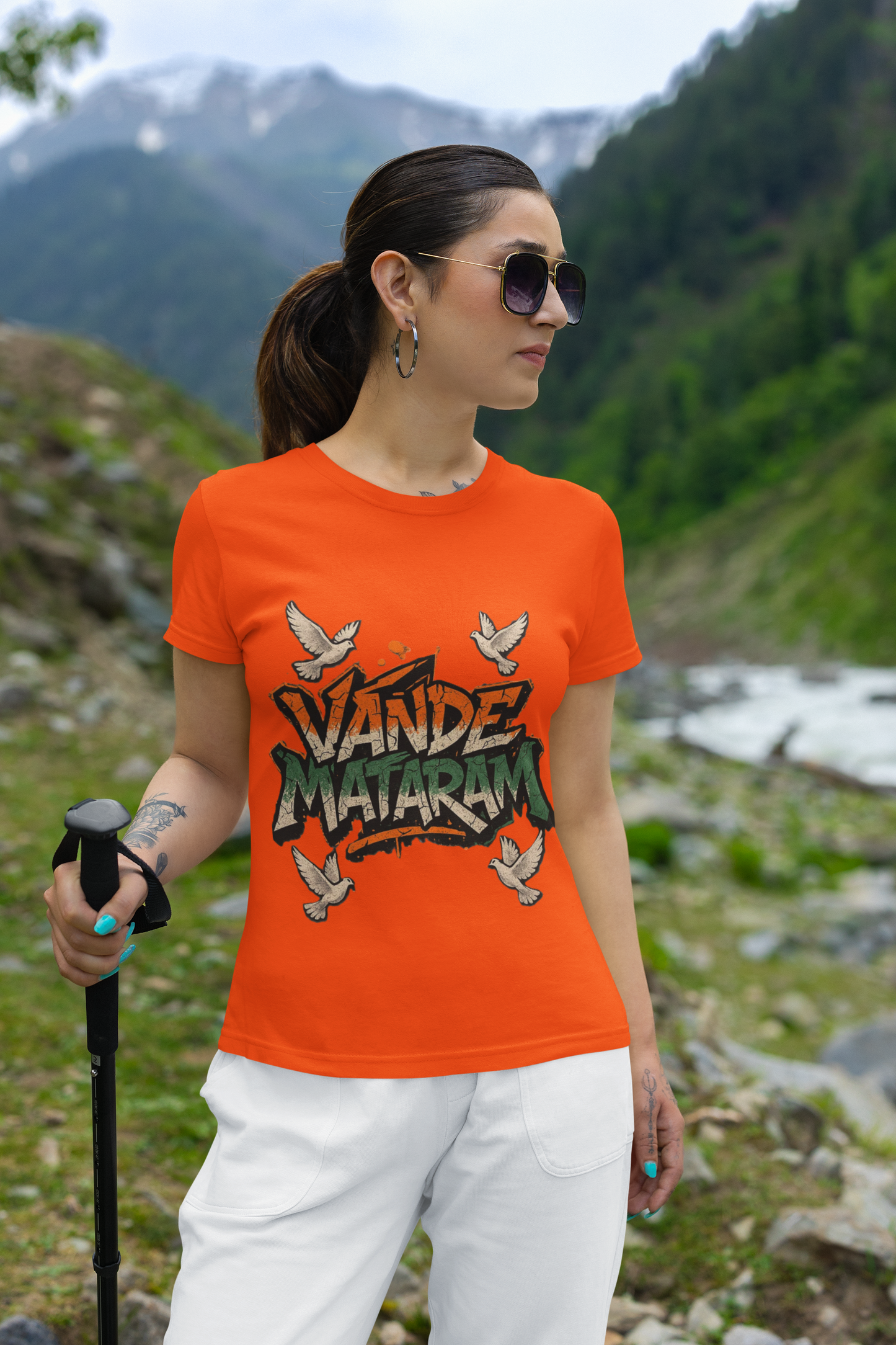 Vande Mataram Graphic T-Shirt for Independence Day | Limited Edition Indian Patriotic Tee