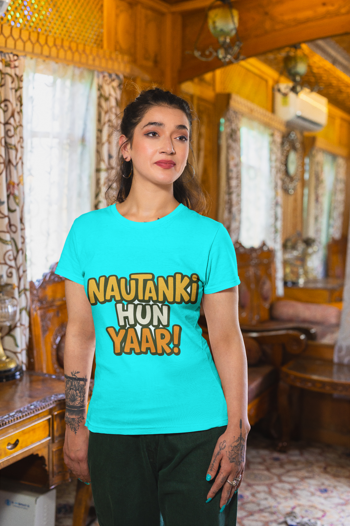 Nautanki Hun Yaar!" Unisex T-Shirt – Quirky Gen Z Desi Vibes