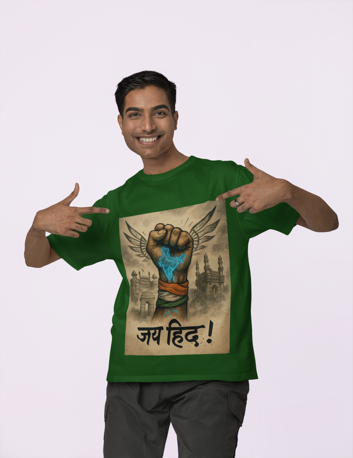 Jai Hind Power Fist T-Shirt – Limited Edition Streetwear Independence Day Drop
