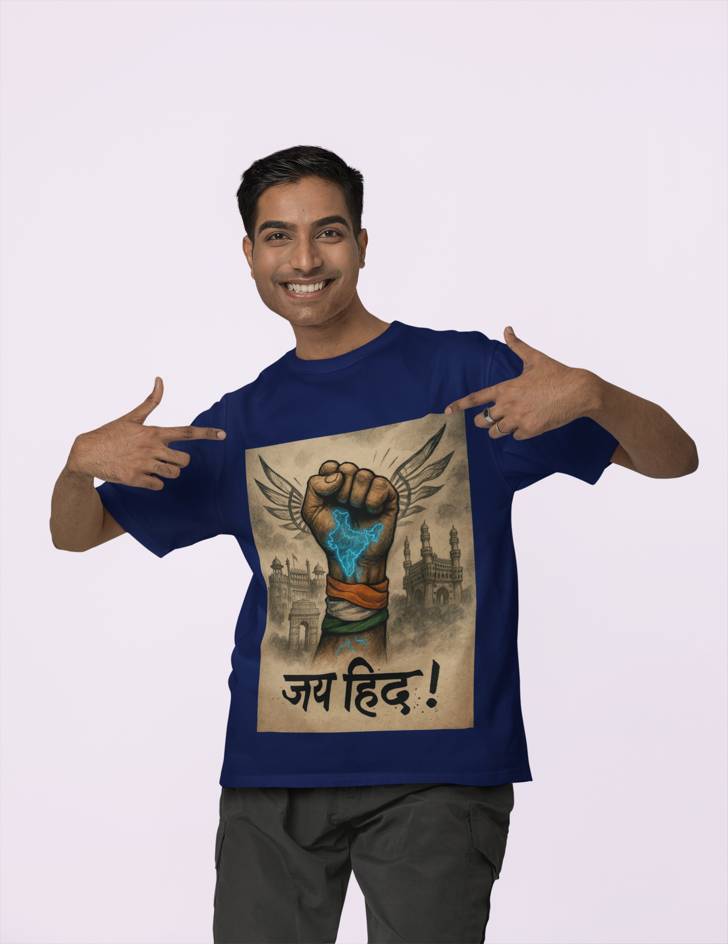 Jai Hind Power Fist T-Shirt – Limited Edition Streetwear Independence Day Drop