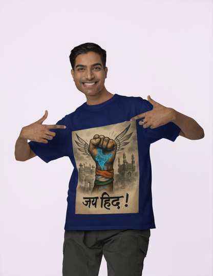 Jai Hind Power Fist T-Shirt – Limited Edition Streetwear Independence Day Drop