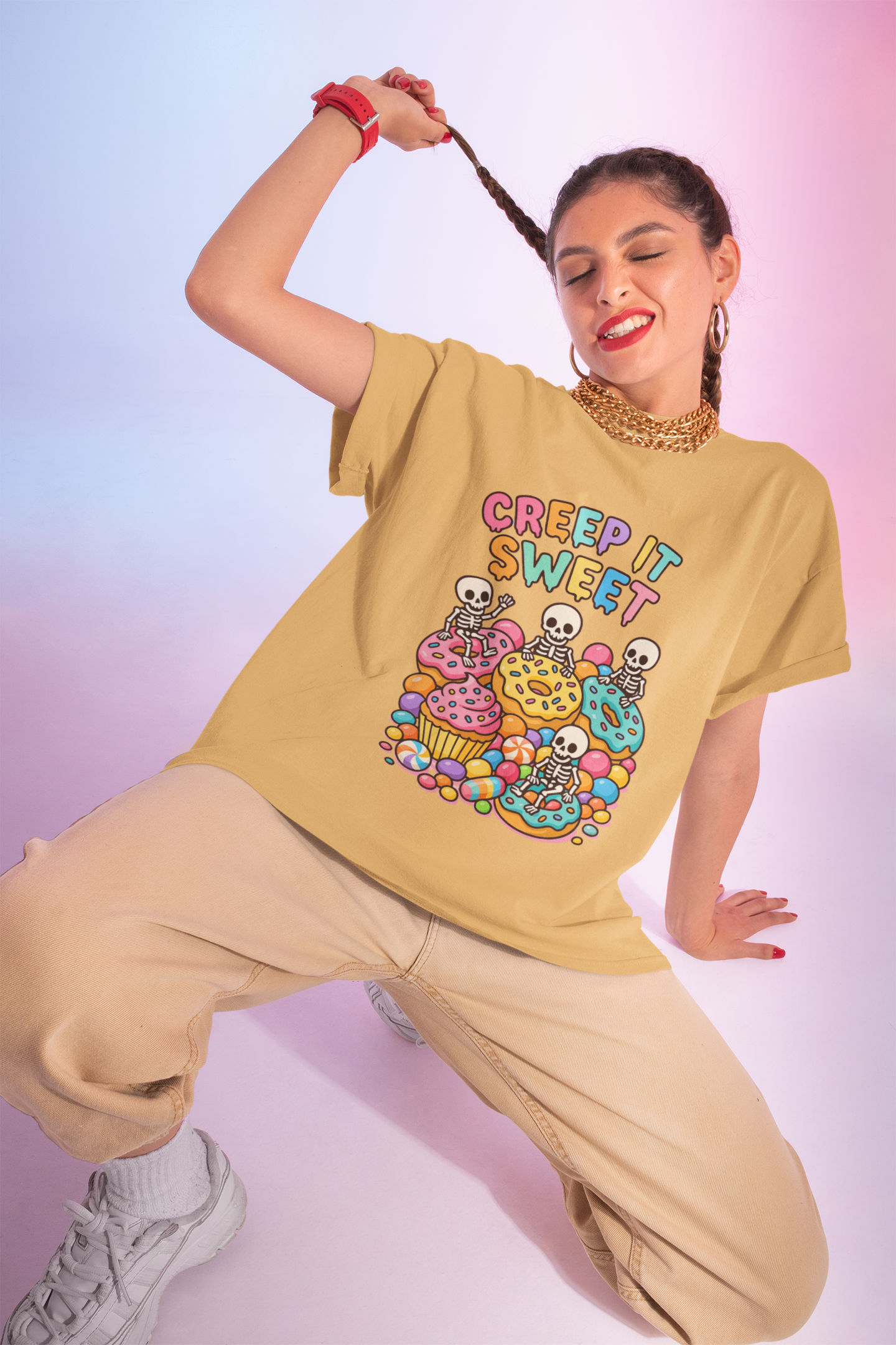 Creep It Sweet Tee | Funny & Aesthetic Spooky-Cute Halloween Tee