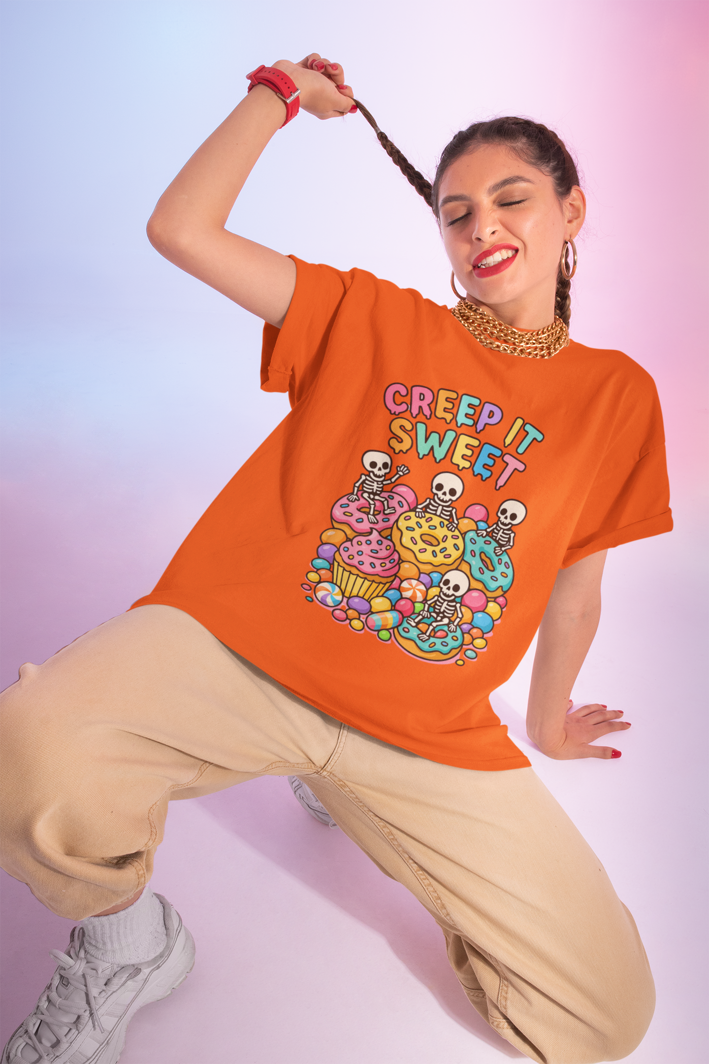 Creep It Sweet Tee | Funny & Aesthetic Spooky-Cute Halloween Tee
