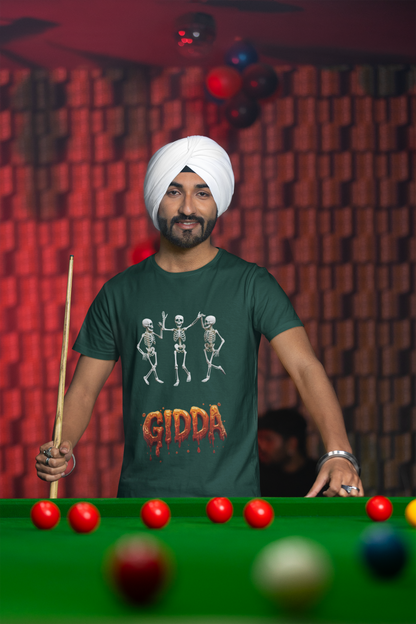 Gidda Halloween T-Shirt – Fun Dance & Spooky Vibes for the Festive Season