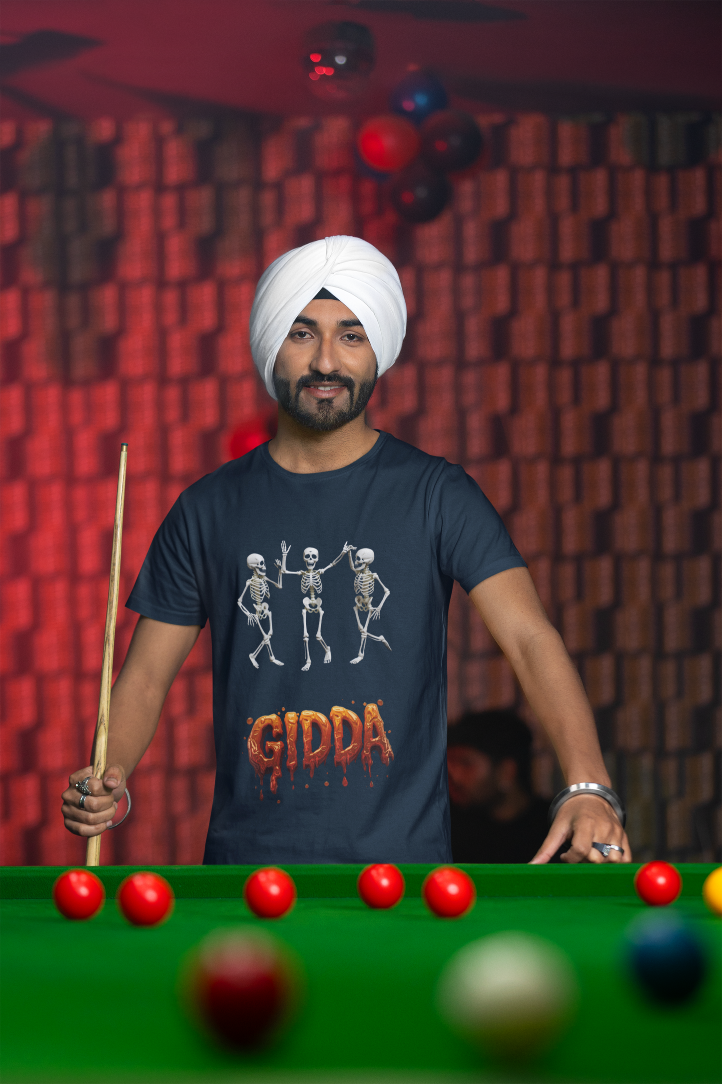 Gidda Halloween T-Shirt – Fun Dance & Spooky Vibes for the Festive Season