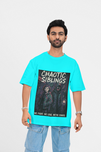 “Chaotic Siblings” Graphic Tee — a dark, electric drop from Chalaki’s Rakhi Limited Edition