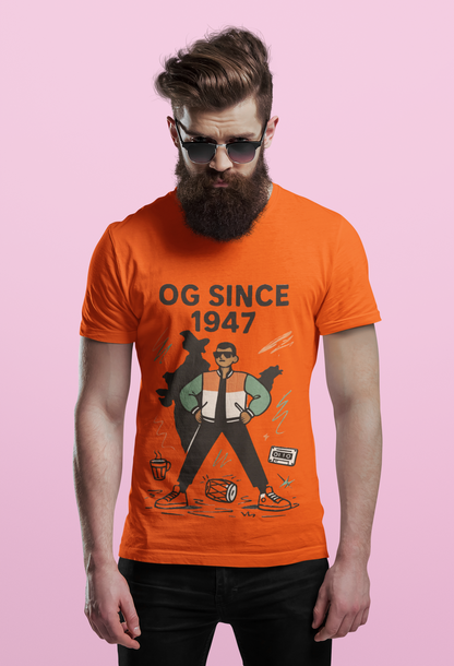 OG Since 1947 Independence Day Streetwear Graphic T-Shirt | Limited Edition