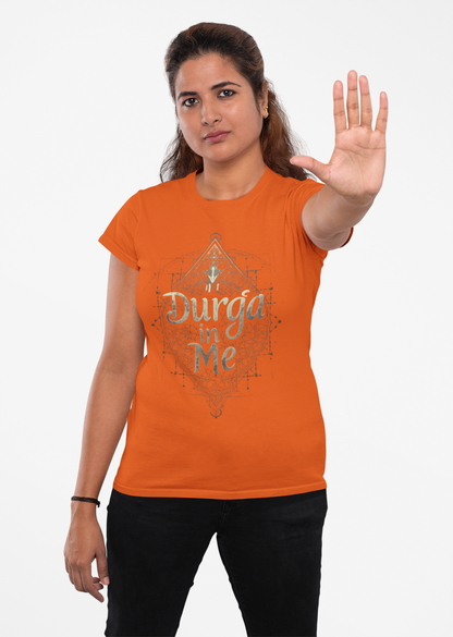Empower Your Inner Shakti – Durga in Me Women’s Graphic Tee by Chalaki