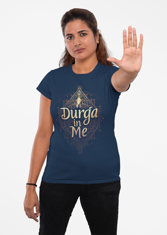 Empower Your Inner Shakti – Durga in Me Women’s Graphic Tee by Chalaki