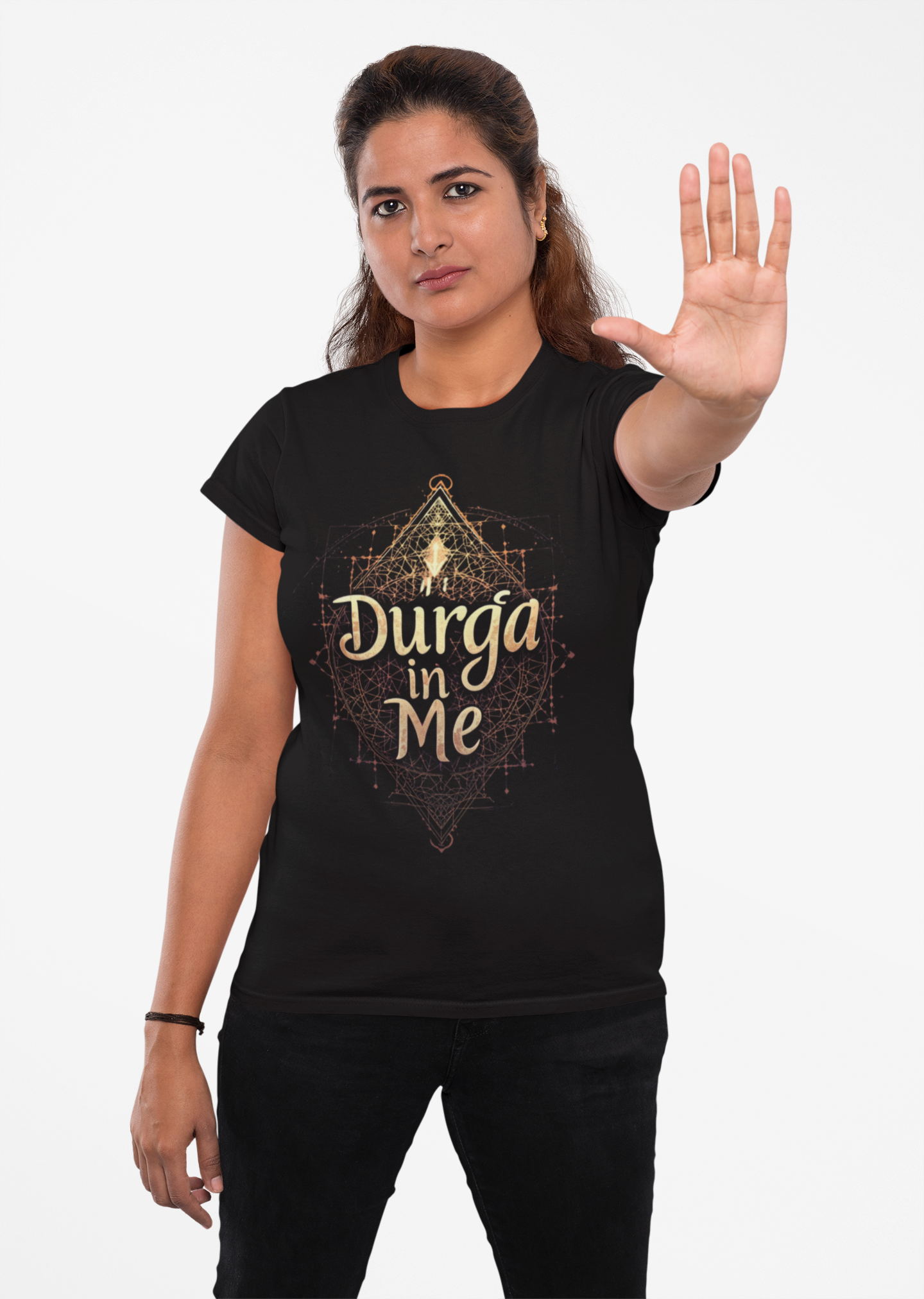 Empower Your Inner Shakti – Durga in Me Women’s Graphic Tee by Chalaki