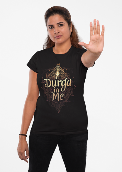 Empower Your Inner Shakti – Durga in Me Women’s Graphic Tee by Chalaki