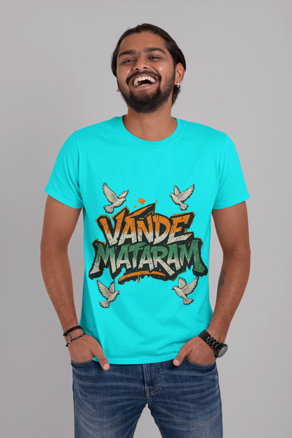 Vande Mataram Graphic T-Shirt for Independence Day | Limited Edition Indian Patriotic Tee