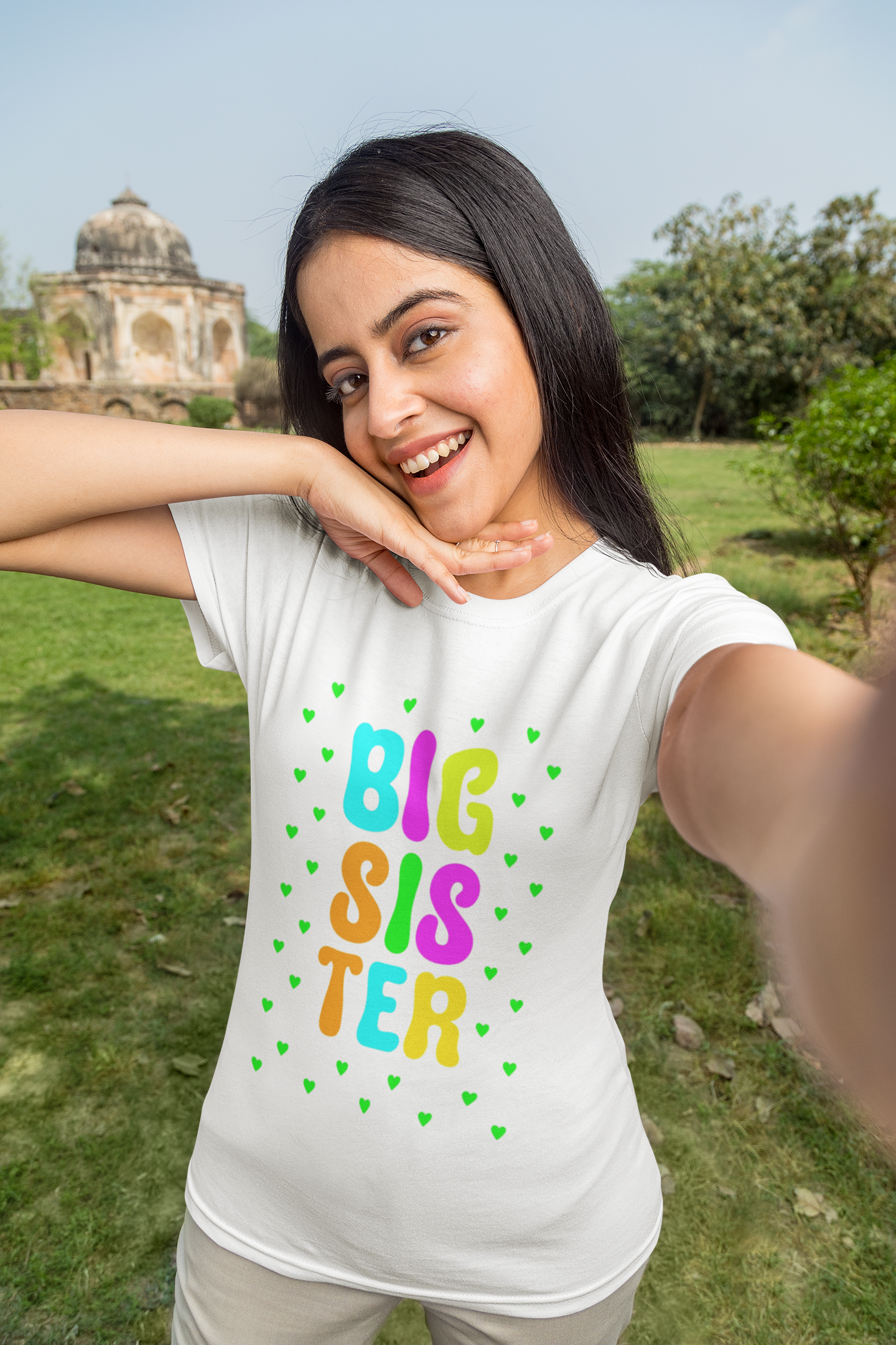 Celebrate Big Sis Energy with the “Big Sister” Graphic T-Shirt —  Rakhi Drop Limited Edition