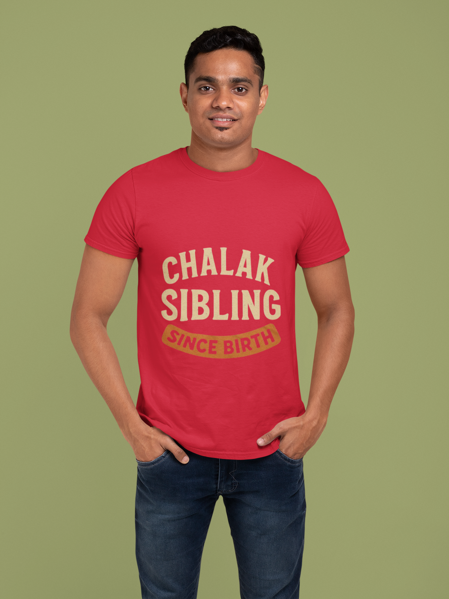 Chalak Sibling Since Birth” Graphic T-Shirt – Rakhi Drop Limited Edition