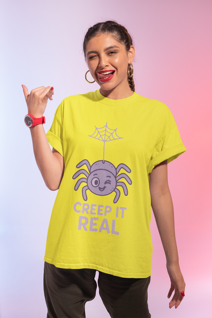 Creep It Real T-Shirt – Funny & Spooky Halloween Shirt