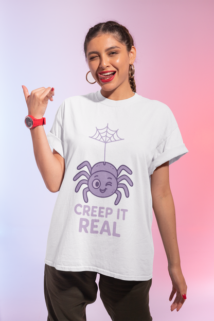 Creep It Real T-Shirt – Funny & Spooky Halloween Shirt