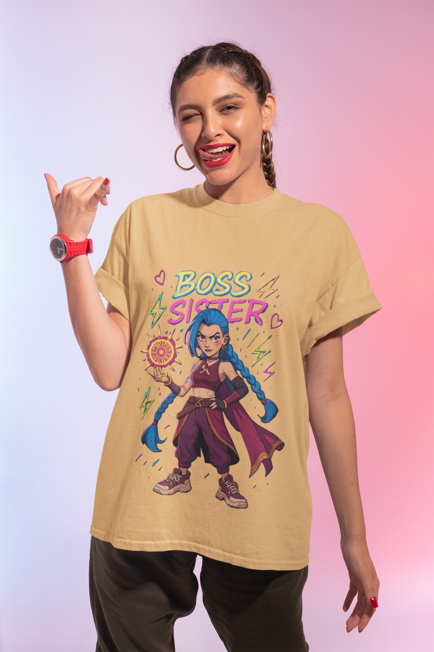 Boss Sister Graphic Tee – Unleash Your Power | Limited Rakhi Edition