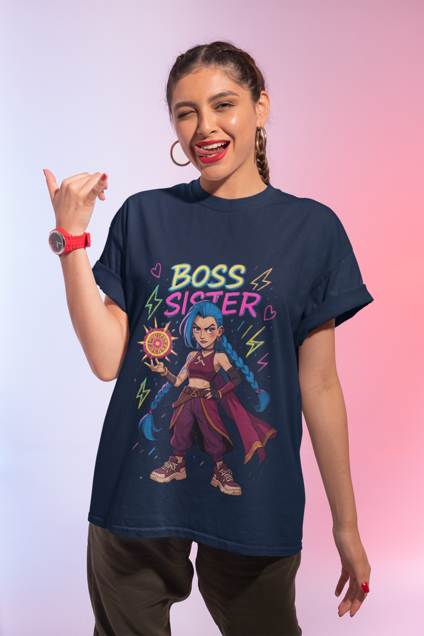 Boss Sister Graphic Tee – Unleash Your Power | Limited Rakhi Edition