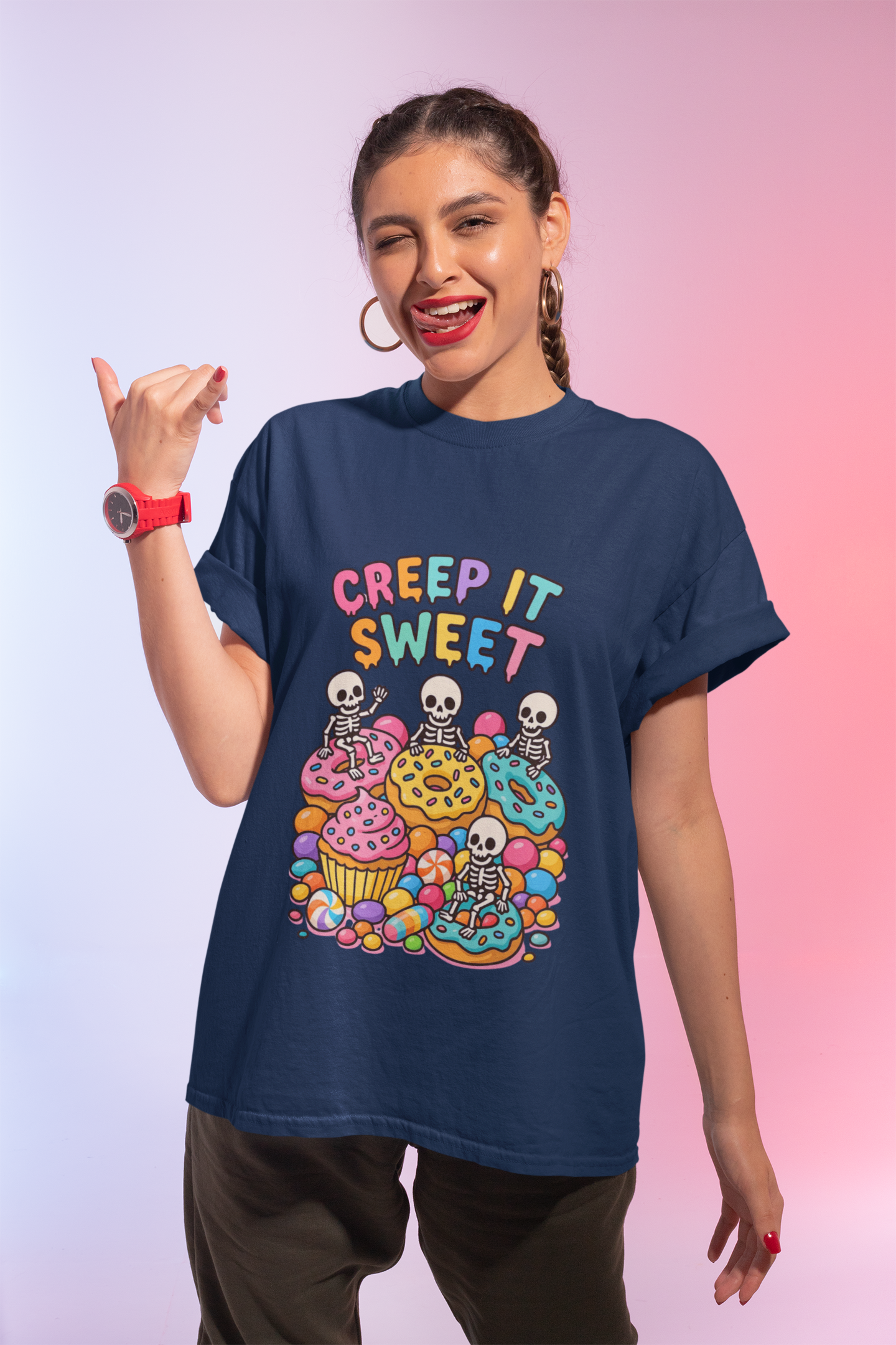 Creep It Sweet Tee | Funny & Aesthetic Spooky-Cute Halloween Tee