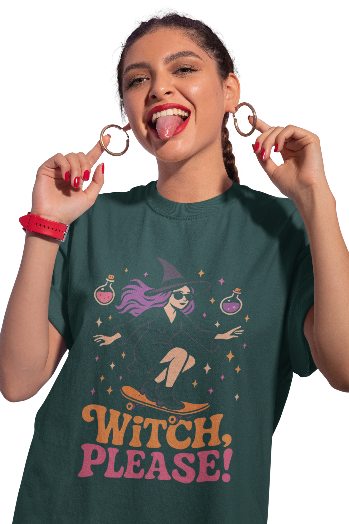Witch Please T-Shirt – Spooky, Fun & Trendy Halloween Shirt for Women