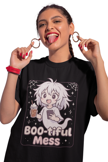 Boo-tiful Mess T-Shirt | Cute & Spooky Halloween Graphic Tee