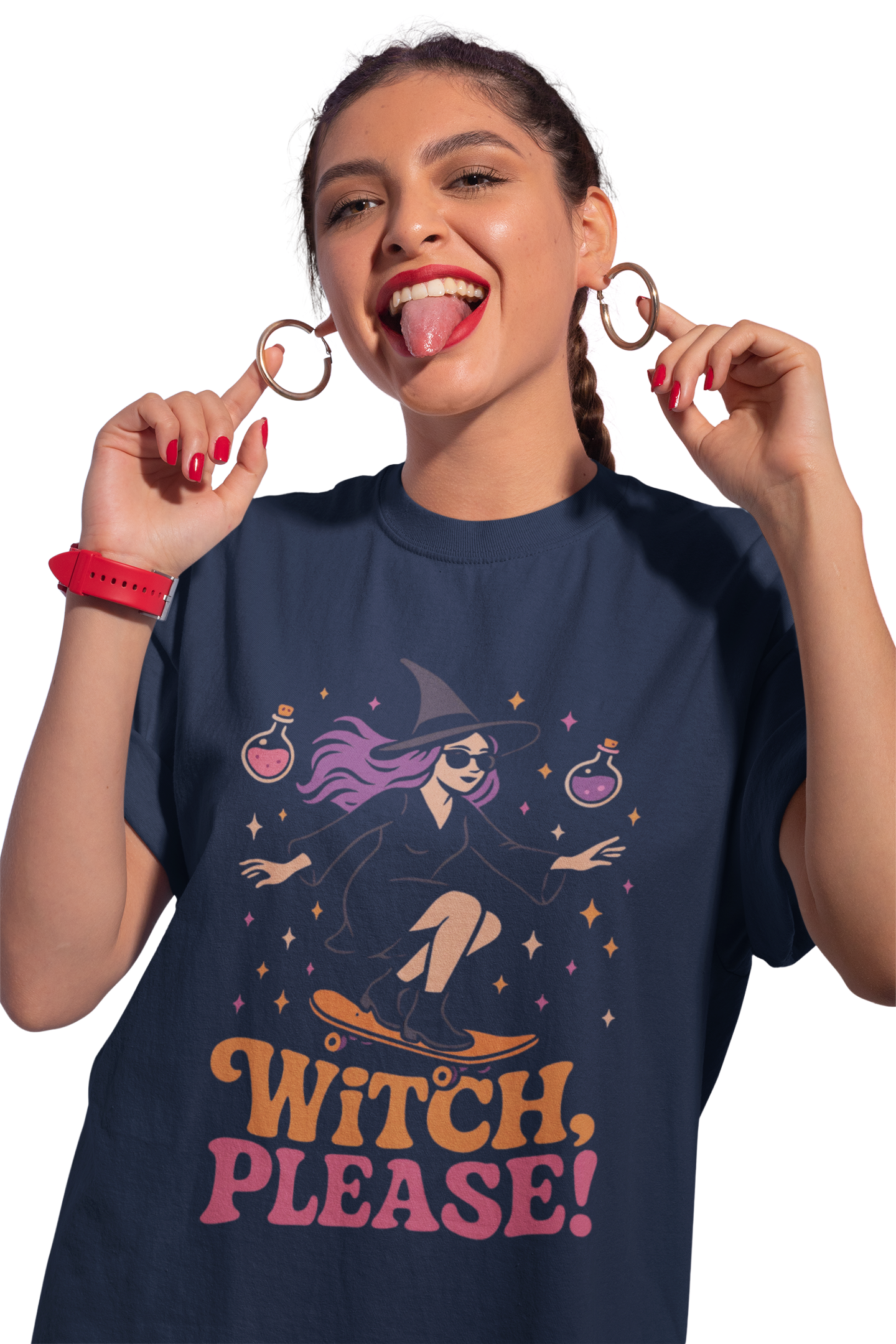 Witch Please T-Shirt – Spooky, Fun & Trendy Halloween Shirt for Women