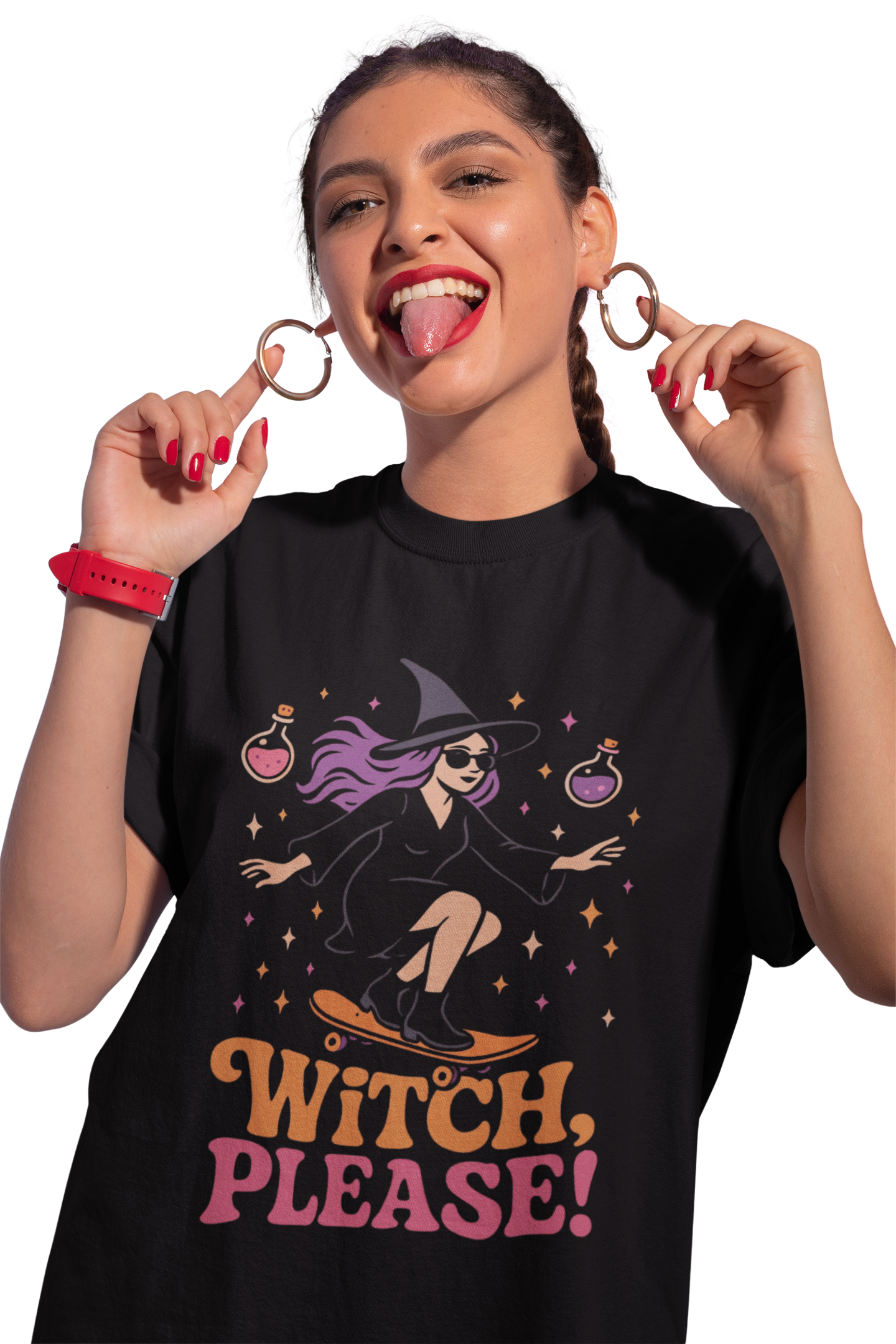 Witch Please T-Shirt – Spooky, Fun & Trendy Halloween Shirt for Women