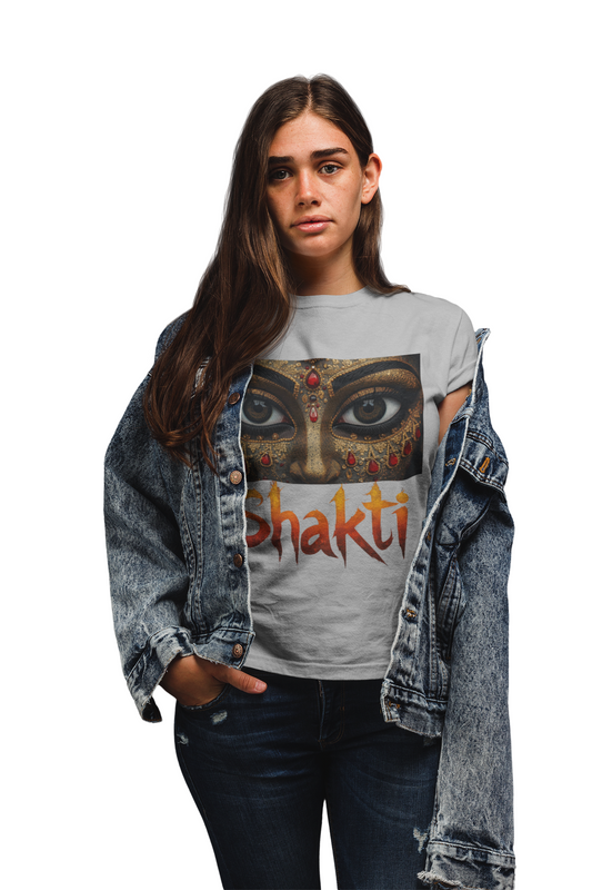 Shakti in Your Eyes Graphic T Shirt For Women | Desi Streetwear Fashion